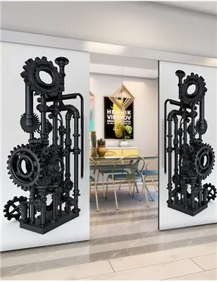 Holzschiebetür Eco-Line - Industrie Model 4032