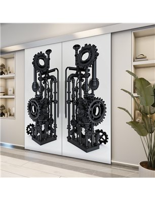 Holzschiebetür Eco-Line - Industrie  Model 4032-2