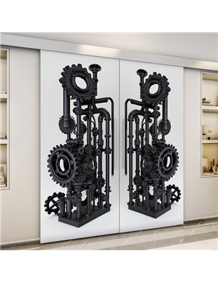 Holzschiebetür Eco-Line - Industrie  Model 4032-3