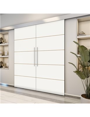 Holzschiebetür Eco-Line - Design-Linien  Model 4002-2