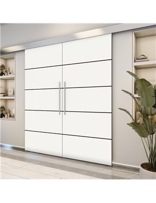 Holzschiebetür Eco-Line - Design-Linien  Model 4004-2