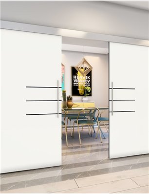 Holzschiebetür Eco-Line - Design-Linien  Model 4009
