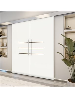 Holzschiebetür Eco-Line - Design-Linien  Model 4011-2