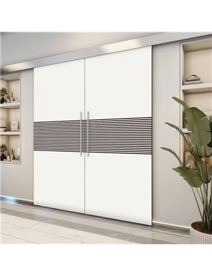 Holzschiebetür Eco-Line - Design-Linien  Model 4016-2
