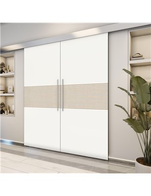 Holzschiebetür Eco-Line - Design-Linien  Model 4018-2