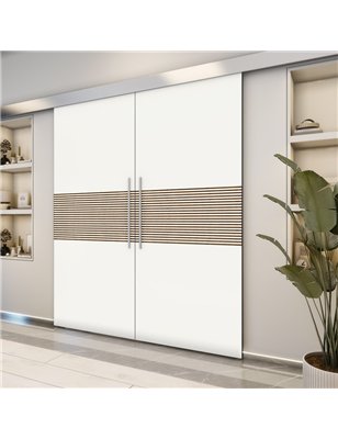 Holzschiebetür Eco-Line - Design-Linien  Model 4019-2