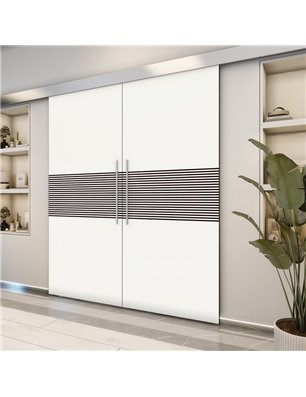 Holzschiebetür Eco-Line - Design-Linien  Model 4020-2