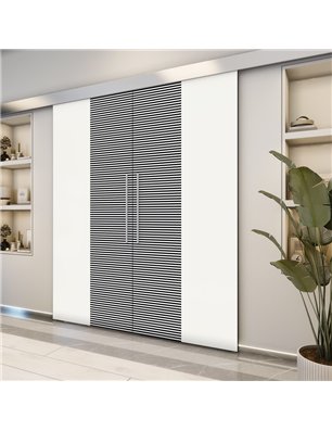 Holzschiebetür Eco-Line - Design-Linien  Model 4021-2