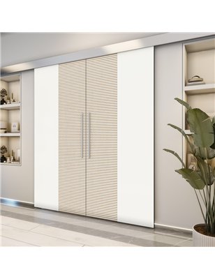Holzschiebetür Eco-Line - Design-Linien  Model 4022-2
