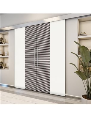 Holzschiebetür Eco-Line - Design-Linien  Model 4024-2