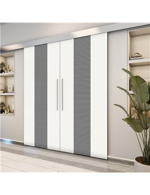 Holzschiebetür Eco-Line - Design-Linien  Model 4025-2
