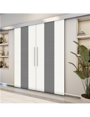 Holzschiebetür Eco-Line - Design-Linien  Model 4025-2