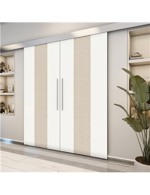 Holzschiebetür Eco-Line - Design-Linien  Model 4026-2