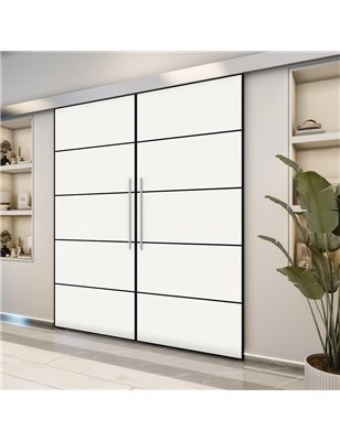Holzschiebetür Eco-Line - Design-Linien  Model 4037-2