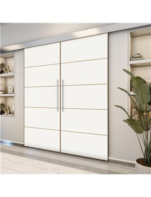 Holzschiebetür Eco-Line - Design-Linien  Model 4038-2