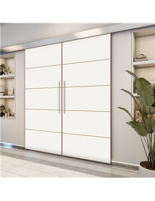 Holzschiebetür Eco-Line - Design-Linien  Model 4038-2