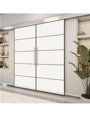 Holzschiebetür Eco-Line - Design-Linien  Model 4039-2