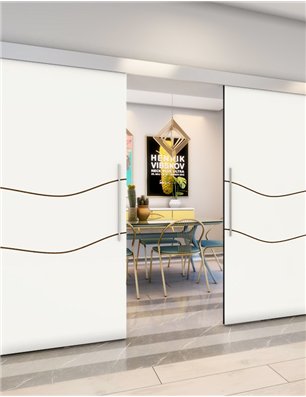 Holzschiebetür Eco-Line - Design-Linien  Model 4059