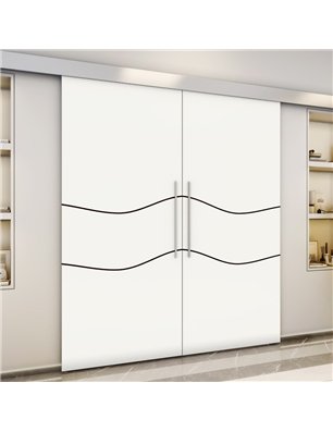 Holzschiebetür Eco-Line - Design-Linien  Model 4060-3
