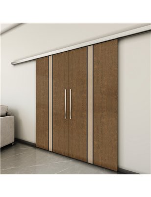 Holzschiebetür Slim-Line - Holz-Mix  Model 4030-3