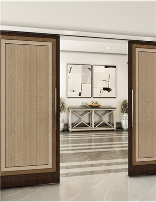 Holzschiebetür Slim-Line - Holz-Mix  Model 4041