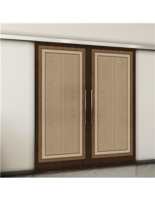 Holzschiebetür Slim-Line - Holz-Mix  Model 4041-2