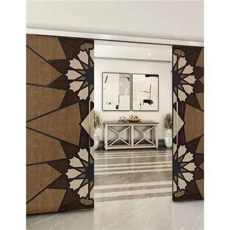 Holzschiebetür Slim-Line - Holz-Mix Model 4069