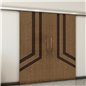 Holzschiebetür Slim-Line - Holz-Mix Model 4073 Holzschiebetür Slim-Line - Holz-Mix Model 4073