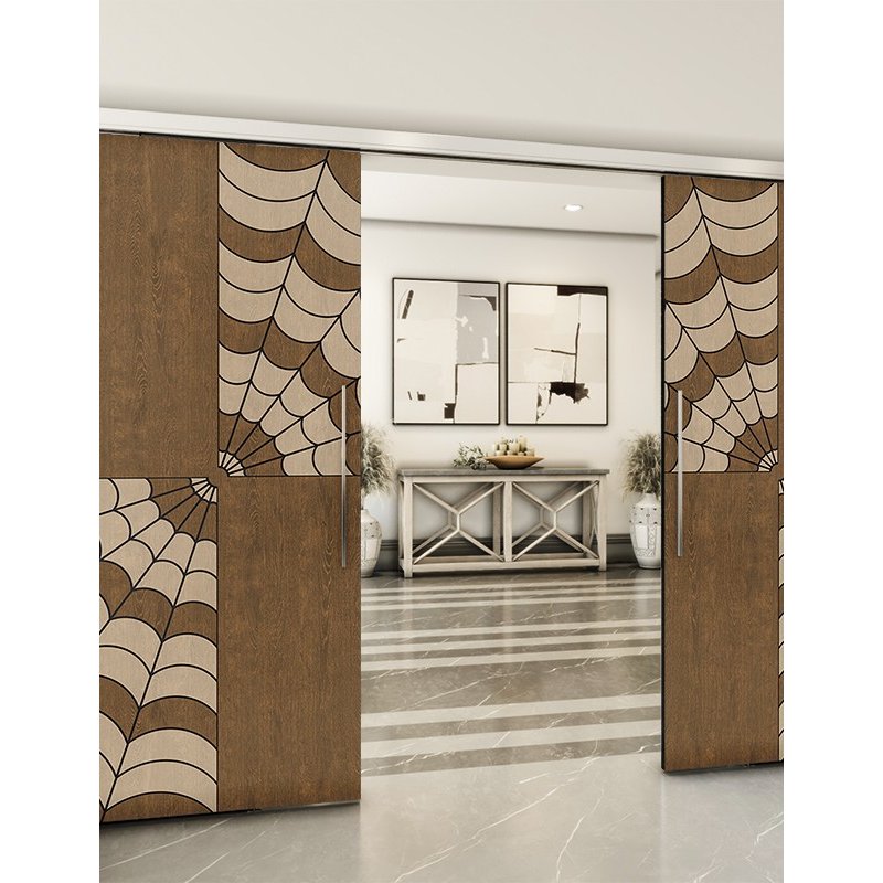 Holzschiebetür Slim-Line - Holz-Mix Model 4076 Holzschiebetür Slim-Line - Holz-Mix Model 4076