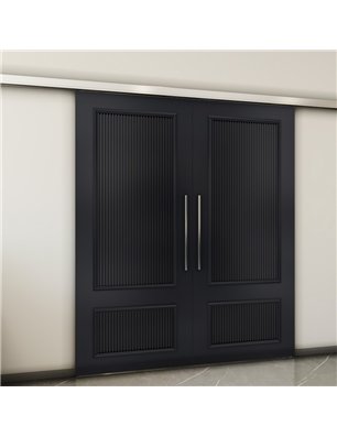 Holzschiebetür Slim-Line - Schwarz  Model 4006-2