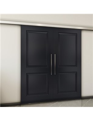 Holzschiebetür Slim-Line - Schwarz  Model 4023-2