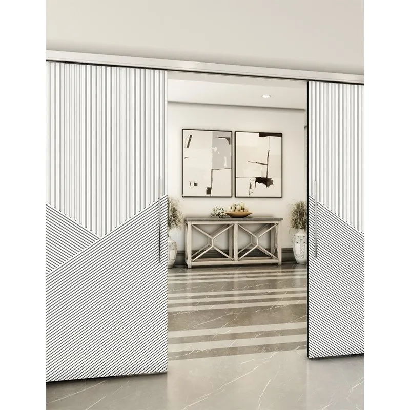 Holzschiebetür Slim-Line - Weiss Model 4044