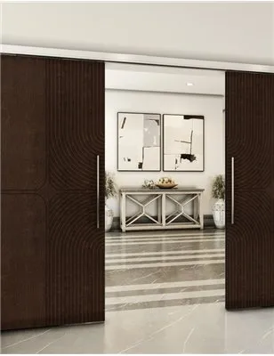 Holzschiebetür Slim-Line - Wenge Model 4017