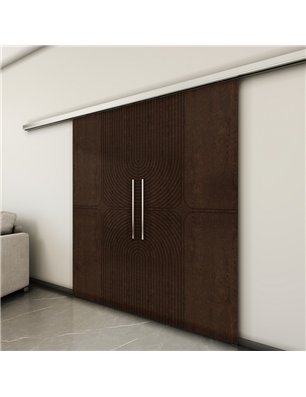 Holzschiebetür Slim-Line - Wenge  Model 4017-3