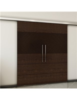 Holzschiebetür Slim-Line - Wenge  Model 4020-2