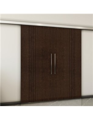 Holzschiebetür Slim-Line - Wenge  Model 4028-2