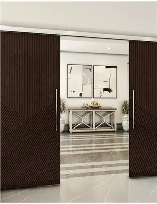 Holzschiebetür Slim-Line - Wenge Model 4044