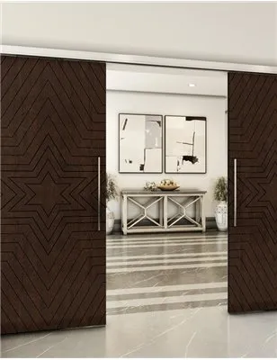 Holzschiebetür Slim-Line - Wenge Model 4045