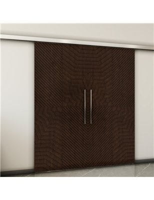 Holzschiebetür Slim-Line - Wenge  Model 4050-2