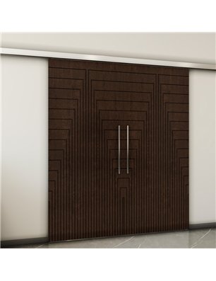 Holzschiebetür Slim-Line - Wenge  Model 4052-2