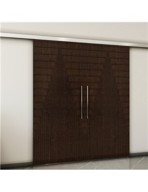 Holzschiebetür Slim-Line - Wenge  Model 4053-2