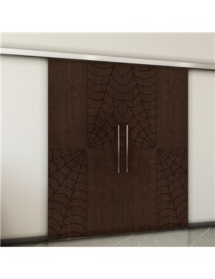 Holzschiebetür Slim-Line - Wenge  Model 4076-2