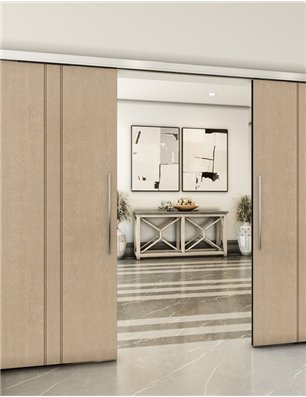 Holzschiebetür Slim-Line - Eiche  Model 4030