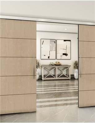Holzschiebetür Slim-Line - Eiche  Model 4066