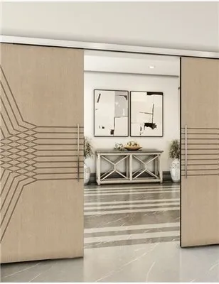 Holzschiebetür Slim-Line - Eiche Model 4085