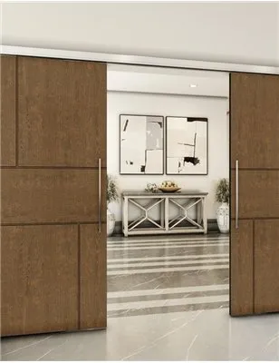 Holzschiebetür Slim-Line - Nussbaum Model 4027