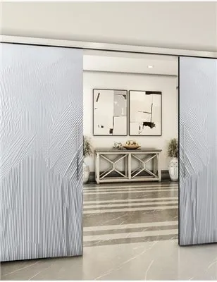 Holzschiebetür Slim-Line - Weiss 3D Model 4031