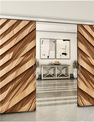 Holzschiebetür Slim-Line - Holzkunst  Model 4005
