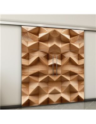 Holzschiebetür Slim-Line - Holzkunst  Model 4007-2
