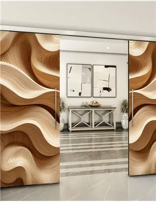 Holzschiebetür Slim-Line - Holzkunst Model 4008